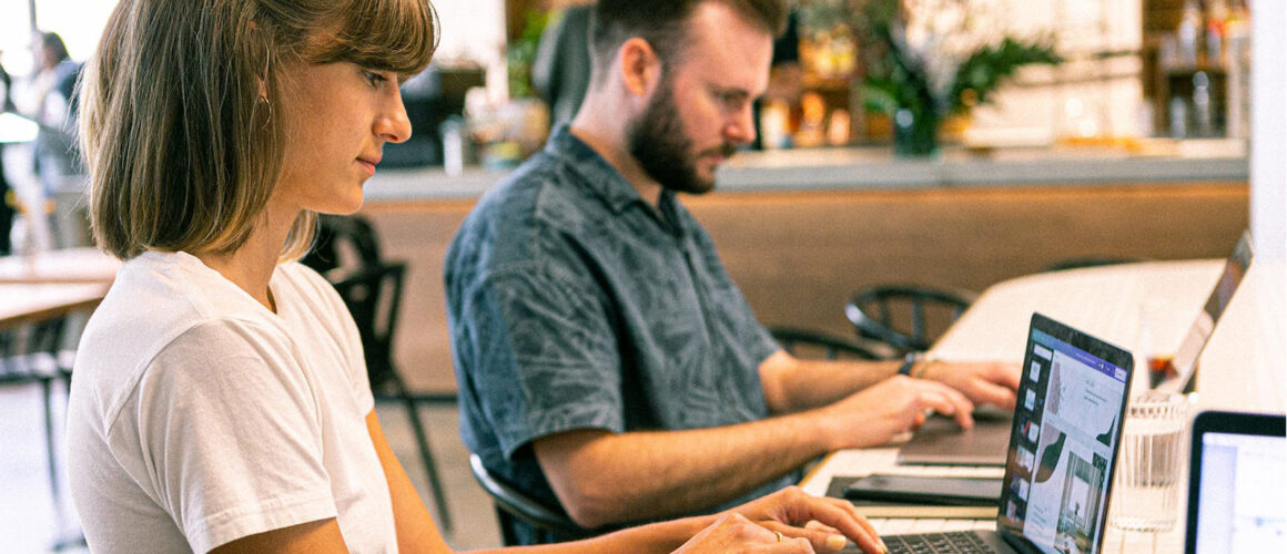 two-office-people-are-working